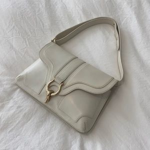 White leather Kate Spade Shoulder Bag